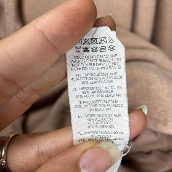 Sweaty Betty | Harmonise Luxe Fleece High Neck Sweatshirt Antique Pink Sz Medium - Picture 15 of 15